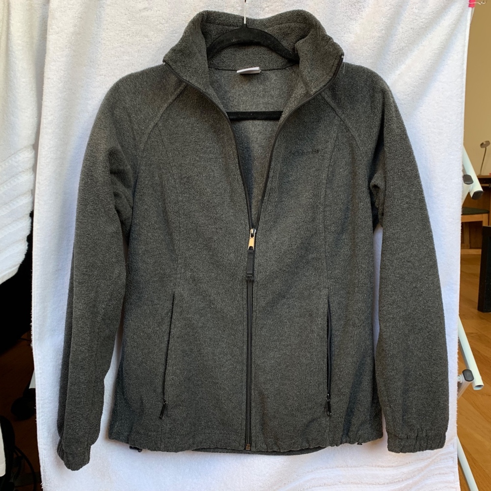 Grey Columbia Fleece Zip S